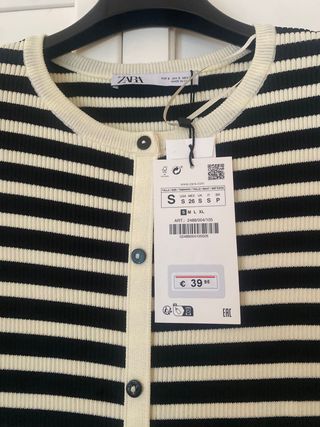 Vestido rayas Zara