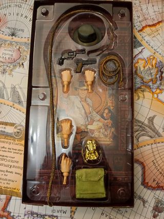 Figura Indiana Jones Sideshow + Extras.