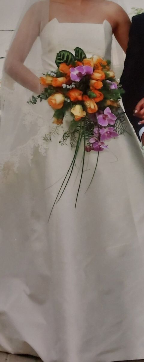 Vestido de novia blanco roto  talla S