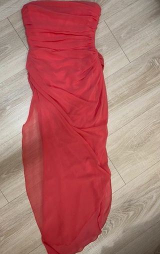 vestido talla XS zara gasa tul 