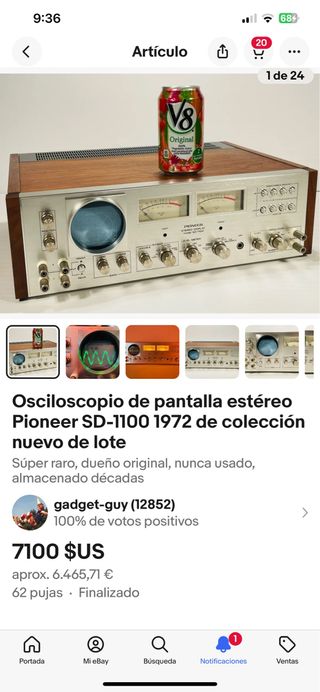 PIONEER SD-1100 el Audio Scope más Raro del mundo