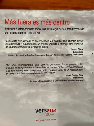 Libro Mas fuera es mas dentro J. Ugarte