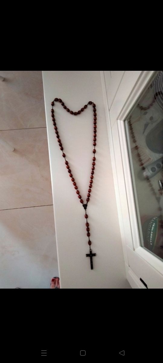 Rosario in legno