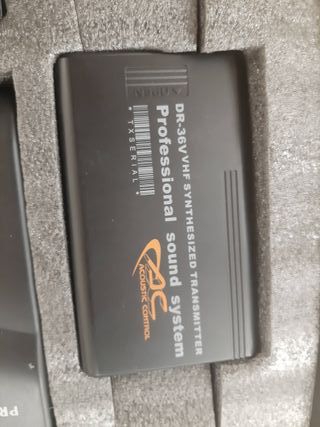 Doble equipo micrófonos de pinza Acoustic Control