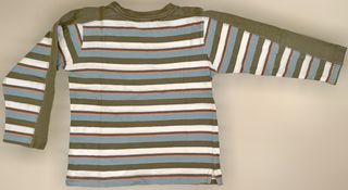 T-Shirt de Criança Unissexo, Riscas, como Nova