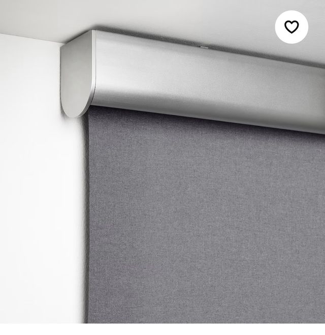 Estor opaco, gris claro IKEA como nuevo