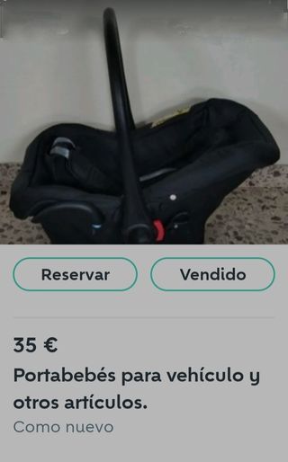 Tirantes, andadores y otros artículos infantiles.