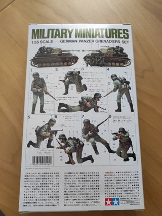 MAQUETA TAMIYA GERMAN PANZER GRANADIER SIN CAJA