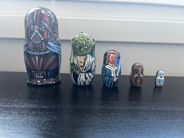 Matriuscas pintadas a mano Star Wars