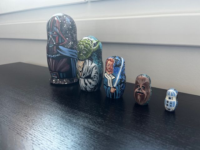 Matriuscas pintadas a mano Star Wars