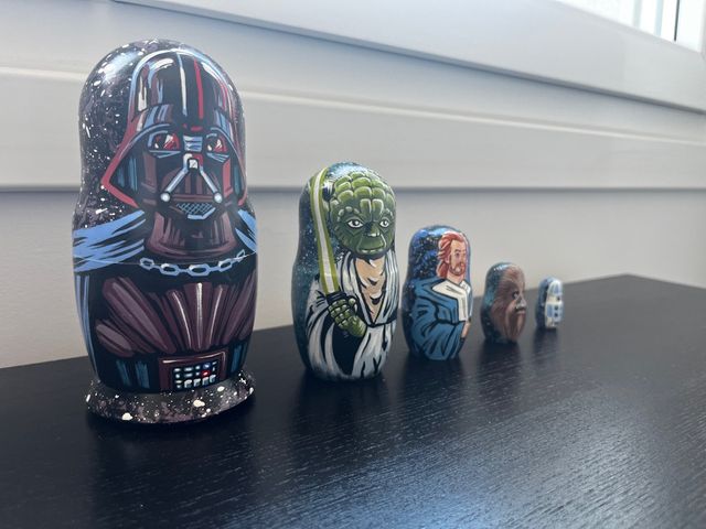 Matriuscas pintadas a mano Star Wars
