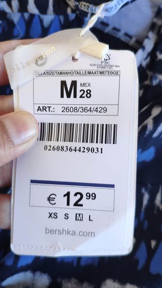 Camiseta manga corta Bershka