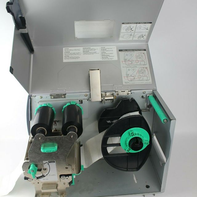 Stampante termica, etichette adesive, TOSHIBA.