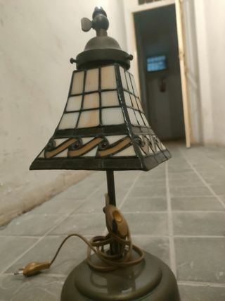 2 Lampara sobremesa Tiffany de una luz