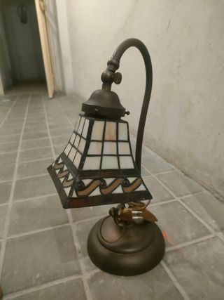 2 Lampara sobremesa Tiffany de una luz