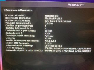 MacBook Pro 15" Retina + Airpods de regalo.