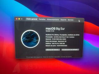 MacBook Pro 15" Retina + Airpods de regalo.