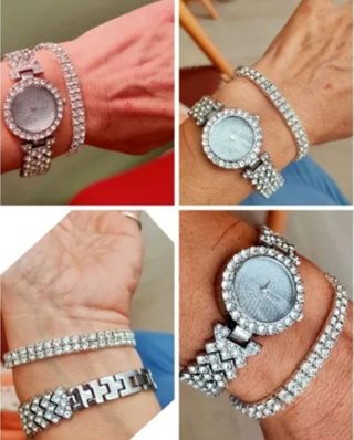 ★Reloj diamantes de imitación