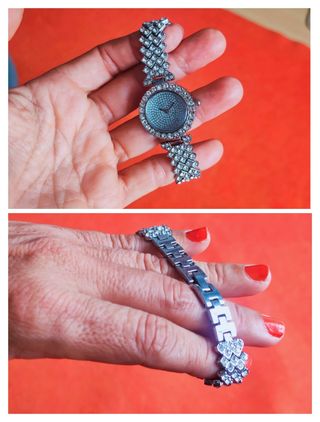 ★Reloj diamantes de imitación