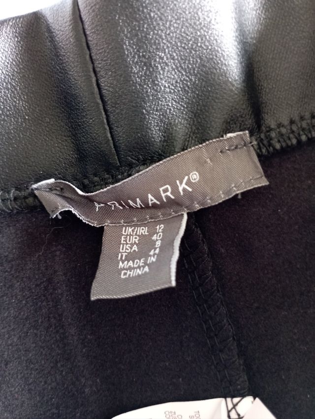 Pantaloni ecopelle Primark 
