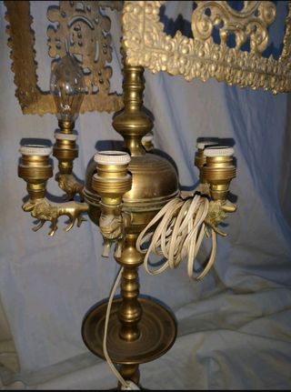 antiguo velon de bronce