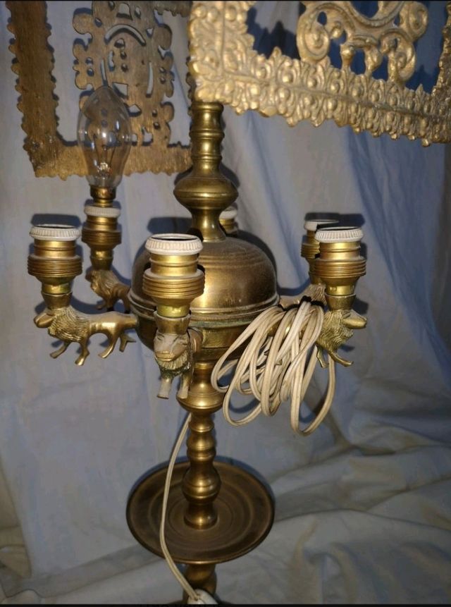 candela in bronzo antico