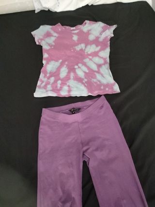 Conjunto hippie morado