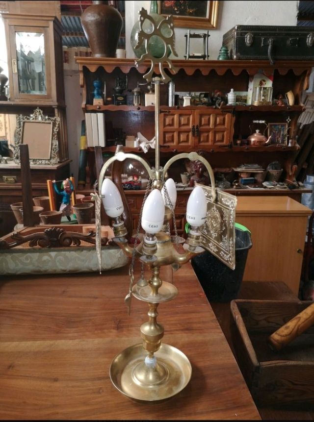 candela in bronzo antico