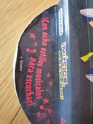 Libro guitarra musical de Phinead y Ferb