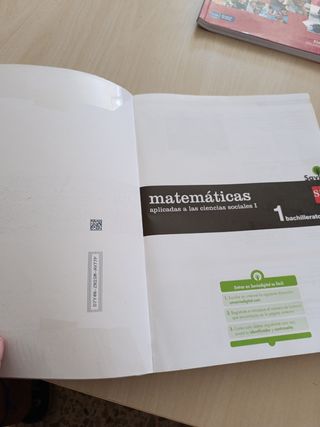 Matemáticas aplicadas a las ciencias sociales.  1