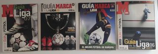 Lote cuatro libros Guia de la liga Marca