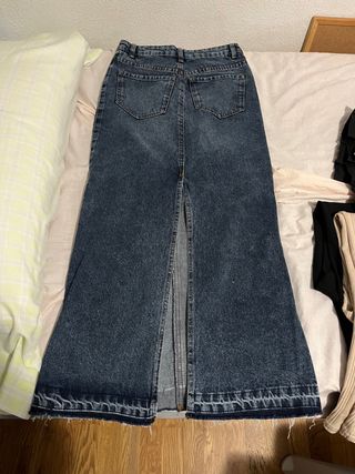 falda vaquera larga