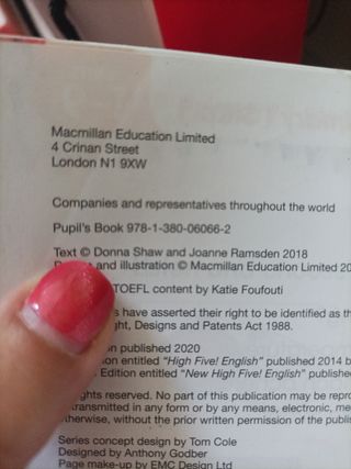 Libros inglés New High Five English 3