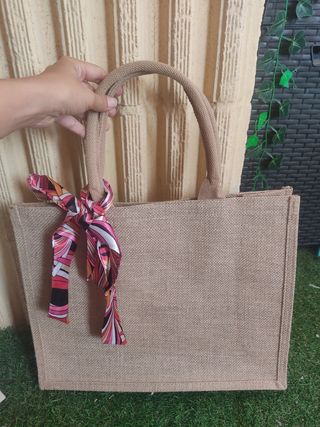 Pack de 6 bolsas de rafia NUEVAS