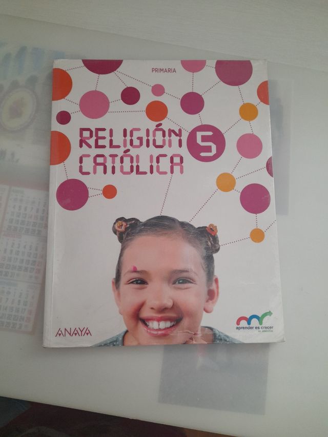 Libro religión católica ANAYA 5PRIMARIA