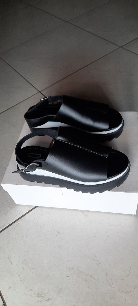 Sandali donna neri Ana Lublin