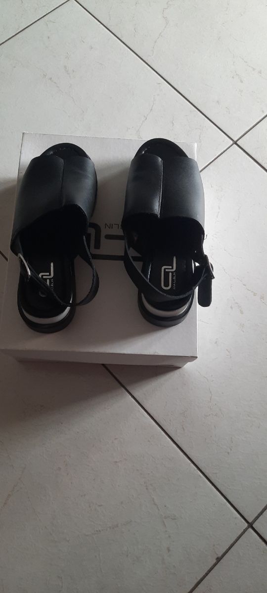 Sandali donna neri Ana Lublin