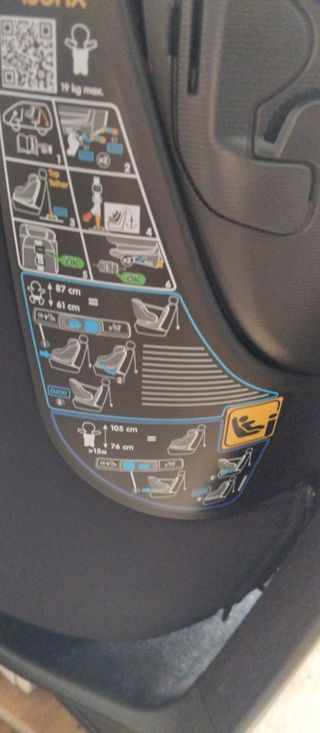 Silla coche Axissfix bebé 012. Isofix