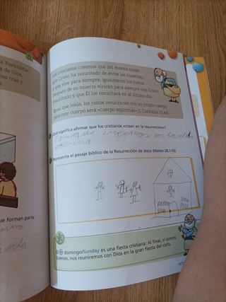 libro Religión Católica 2° primaria Edel