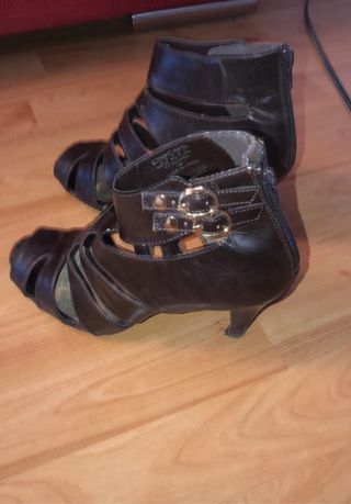 sandalias marrones oscuras talla 39