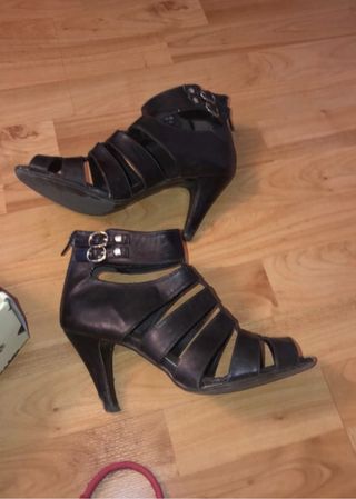 sandalias marrones oscuras talla 39