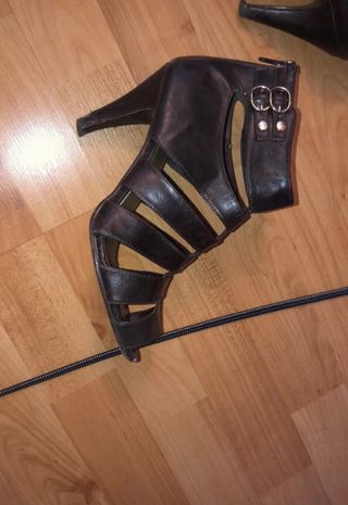 sandalias marrones oscuras talla 39