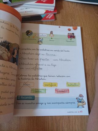 Libro Religión Edelvives 1° primaria