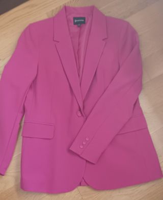 Chaqueta vestir mujer Rosa