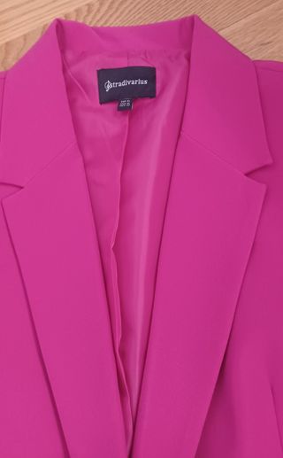 Chaqueta vestir mujer Rosa