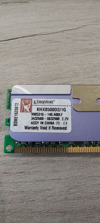 Memoria ram Kingston HyperX DDR2 1066Mhz