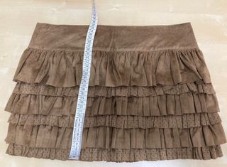 Minifalda marrón