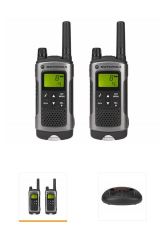 7 Walki Talkie Motorola T-80 de uso libre