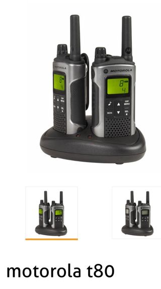 7 Walki Talkie Motorola T-80 de uso libre