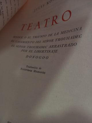 TEATRO - JULES ROMAINS